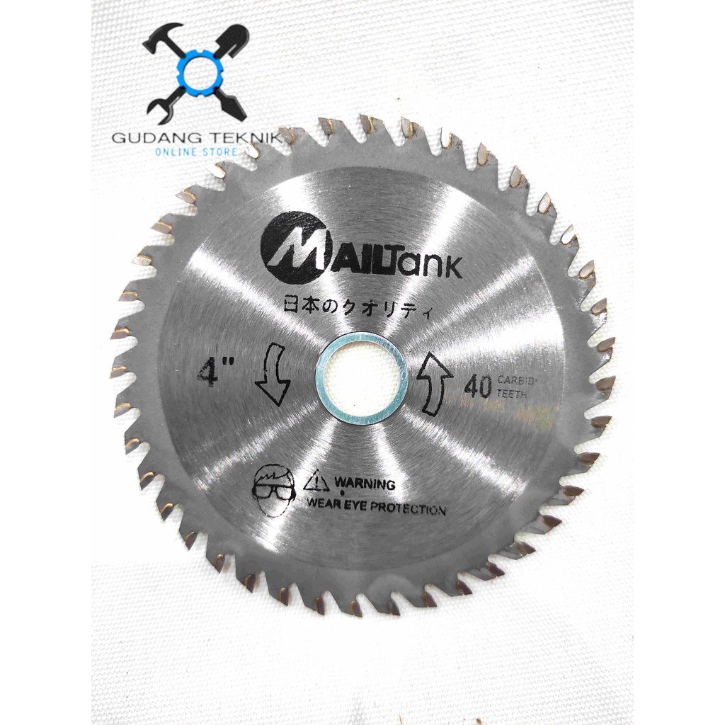 Mata Pisau Circular Saw 4&quot; 24T 40T SH75 SH140 MAILTANK / Mata Gergaji Potong Kayu 4 Inch 24T 40T Circular Saw Blade SH 75 40