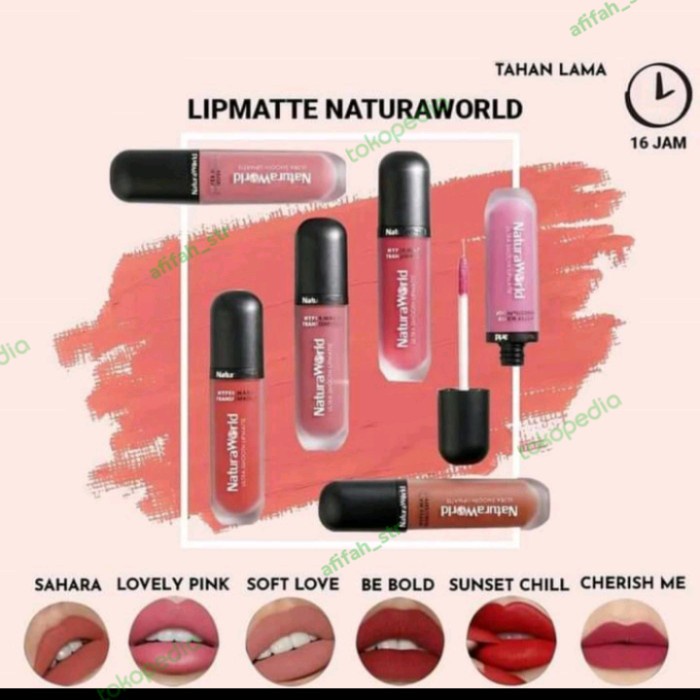 natura world sahara lipstik