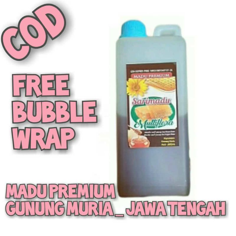 

Madu Multiflora Asli 1000gr Gunung Muria Jawa Tengah