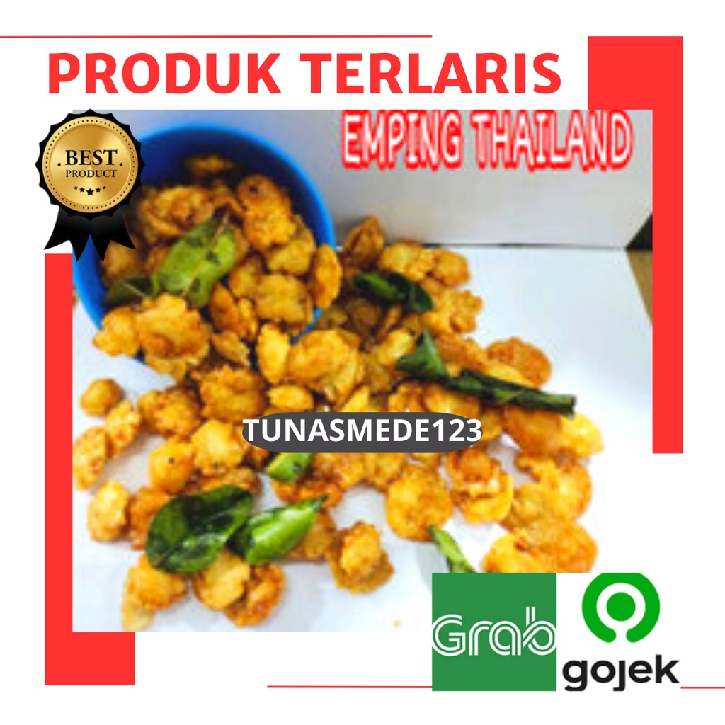 

Emping kembung thailand 250gr EMPING KANCING PEDAS MANIS