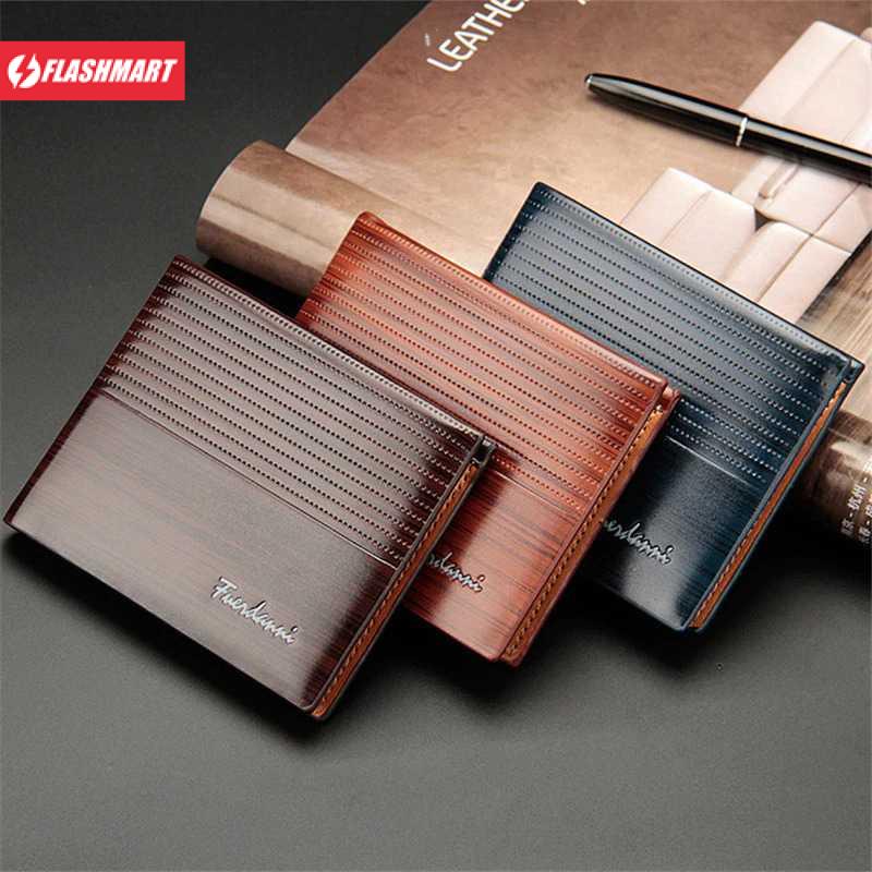Flashmart Dompet Kulit Pria Luxury Wallet - KL017