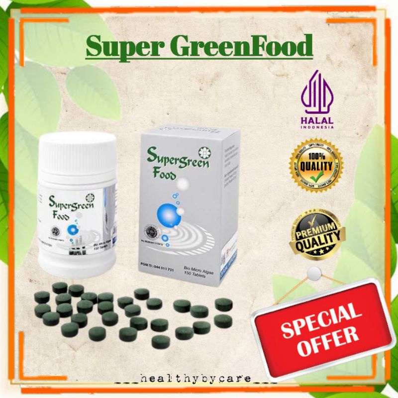 Super GreenFood 600 Tablet + Free 150 Tablet