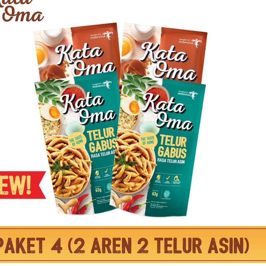 

❄ Kata Oma Telur Gabus Paket 4 New ❇