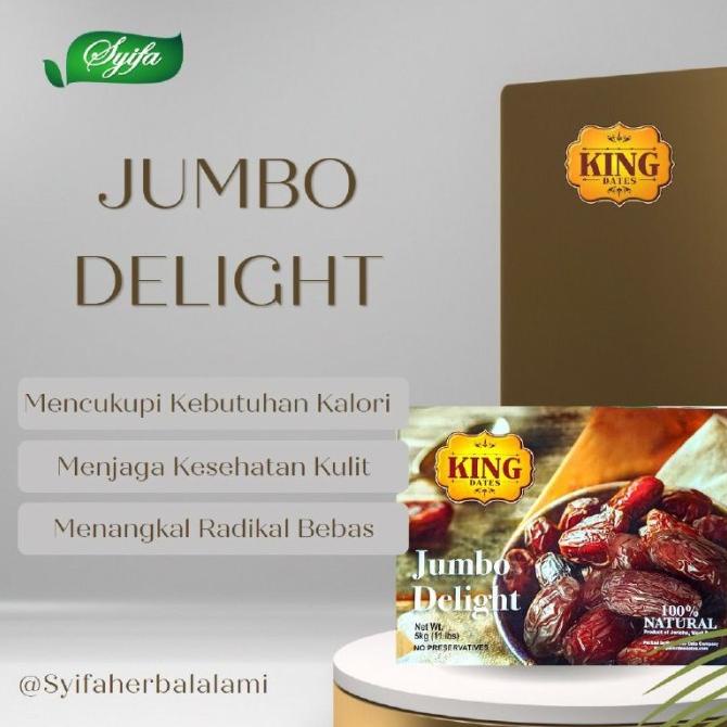 

Kurma Medjol Palestin Jumbo Delight 5Kg - King Dates Tokosimbah00
