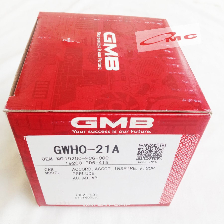 Water Pump Pompa Air Honda Accord 84-85 GMB GWHO-21A