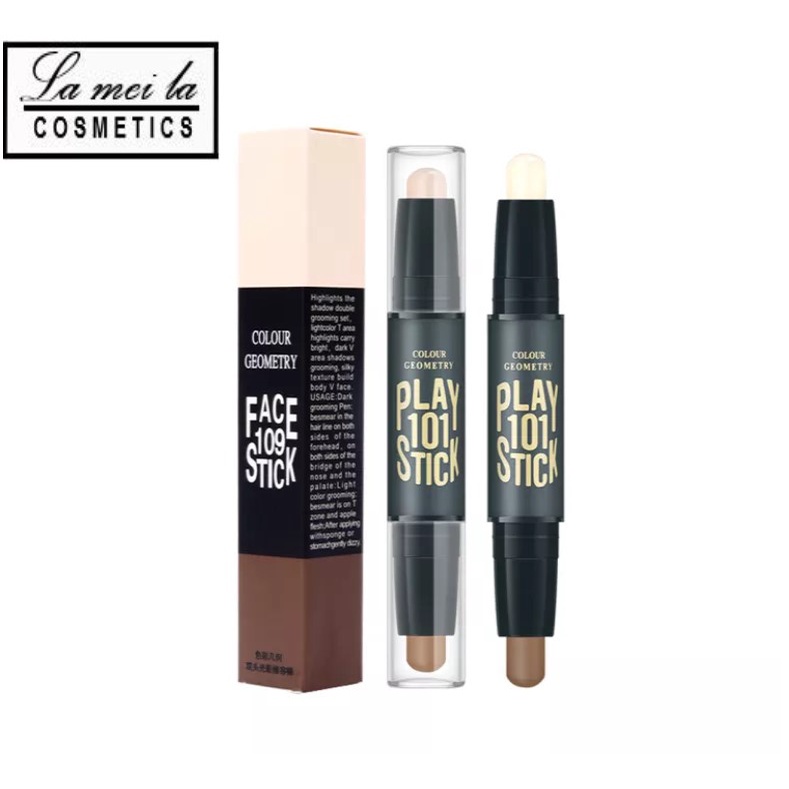 LAMEILA Colour Geometry Face 109 Stick Contour Duo Cocealer Stick LM-1002