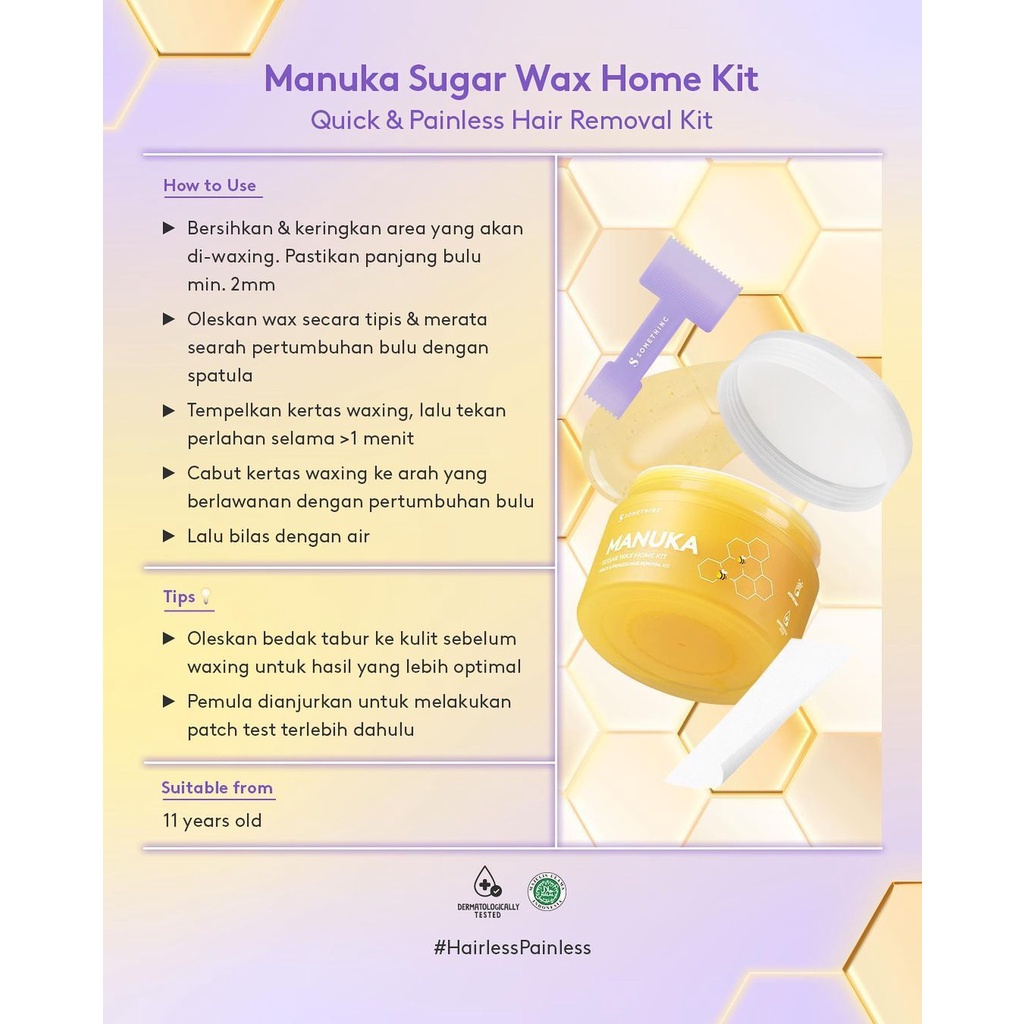 SOMETHINC Manuka Sugar Wax Home Kit