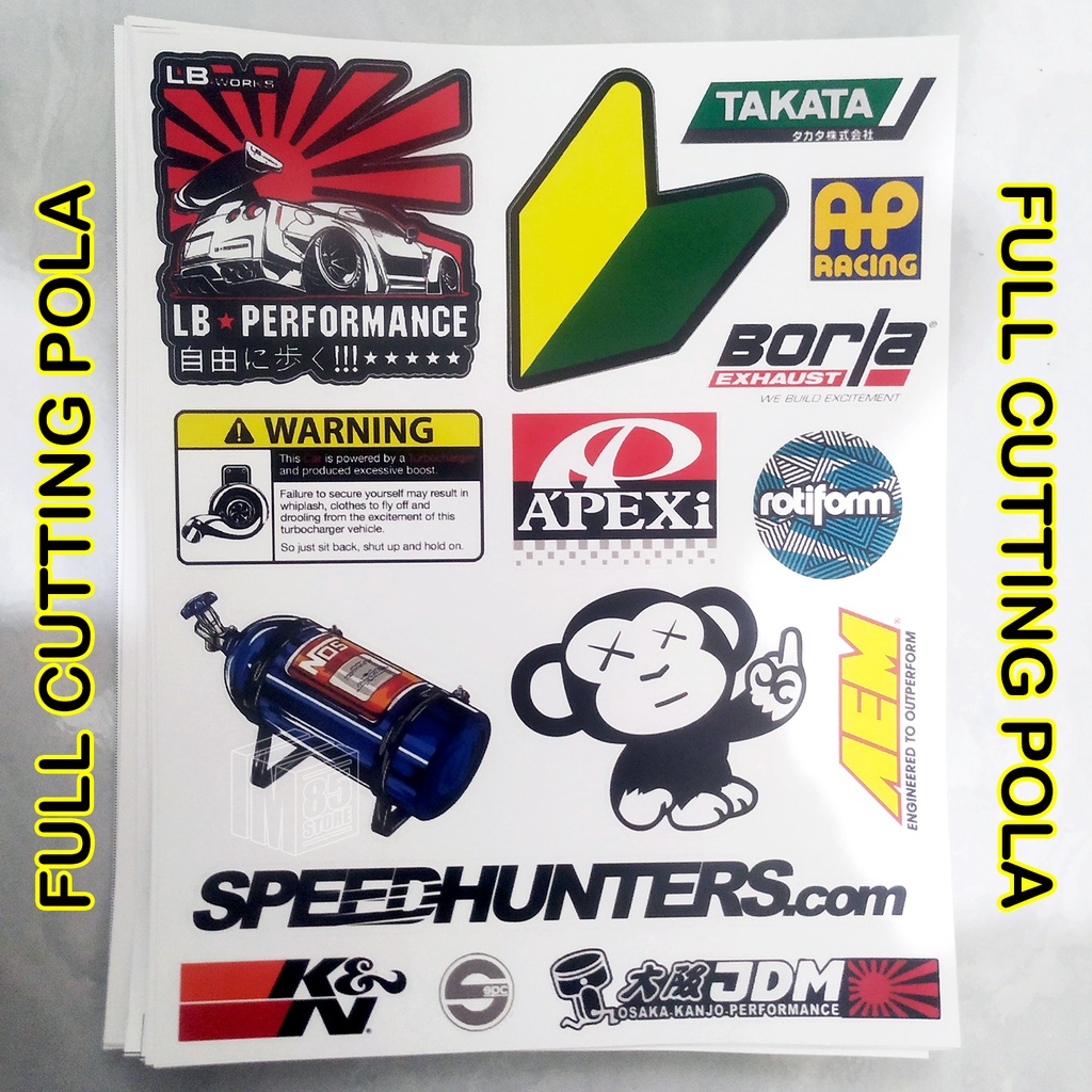 

Stiker Laptop Tumbler Gadget JDM 01(Full Cutting Pola)