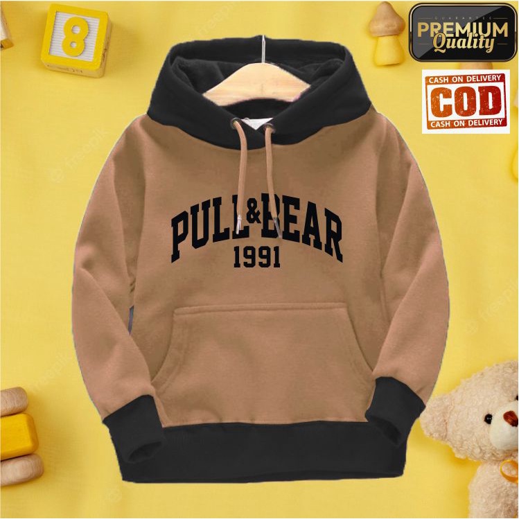 Jaket Distro Sweater Hoodie anak Laki-laki perempuan LOGO BORDIR FLEECE TEBAL