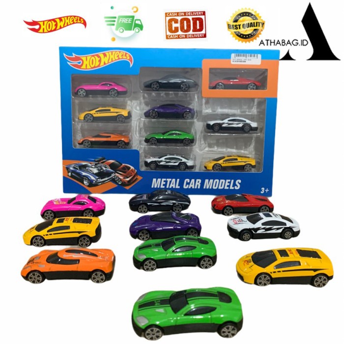 MOBIL HOT WHEELS SET ISI 10 METAL CONSTRUCTION TERMURAH