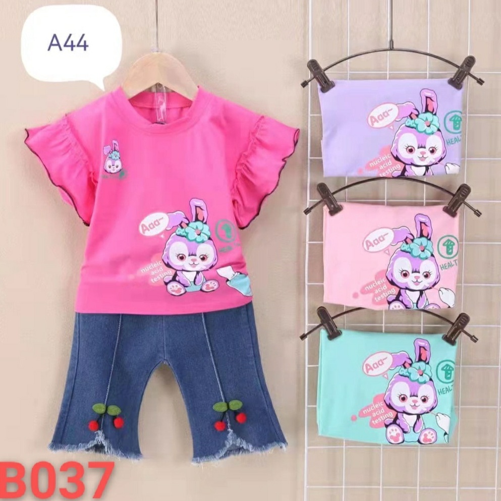 Setelan Jeans Anak Perempuan Import Umur 1-4 Tahun Set Jeans Anak Perempuan Terbaru 2023