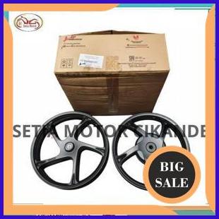 sparepart Pelek Velg Racing Mio J Mio Gt Soul Gt 115 140-160-14 Black Venom Macho V-Rossi 140ZZ3