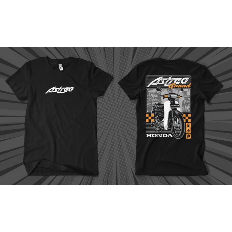Kaos Honda ASTREA GRAND Baju Motor ASTREA GRAND ORIGINAL Cotton Combed 20s Pria dan Wanita