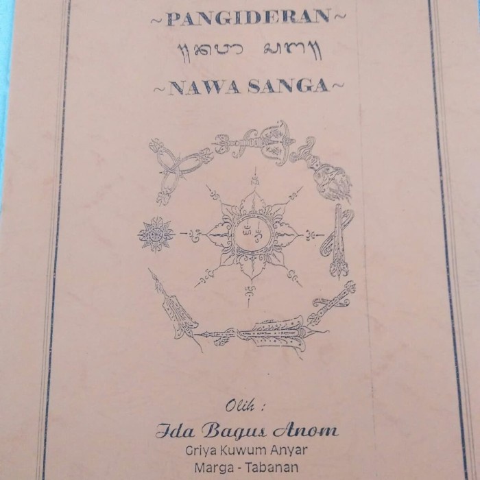 /////] Buku FC pengideran nawa sanga Di Bali