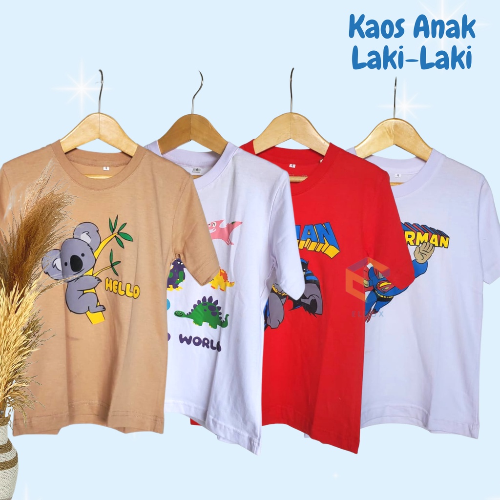 BISA COD KAOS ANAK LAKI LAKI 0-5 TAHUN