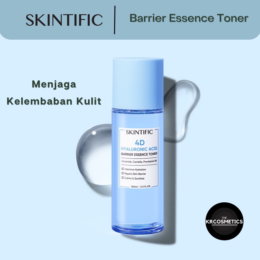 SKINTIFIC 4D Hyaluronic Acid (HA) Barrier Essence Toner Hydration Toner 100ML