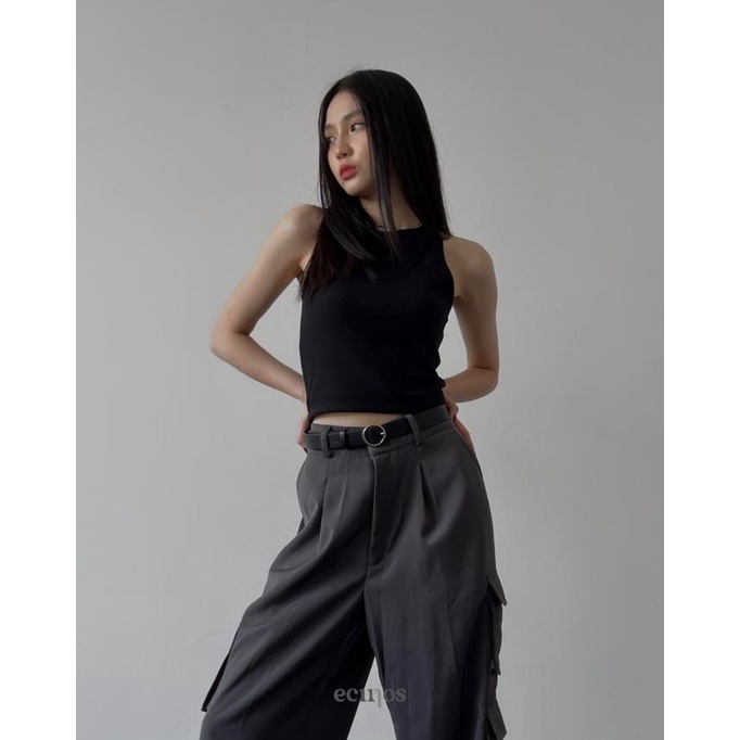 ECINOS - Racer Tank (Cropped)