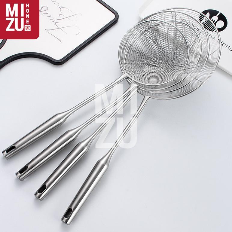 UNIAGERU Serokan Masak Gorengan Tanpa Sambungan Tirisan Saringan Mie Strainer Stainless Steel