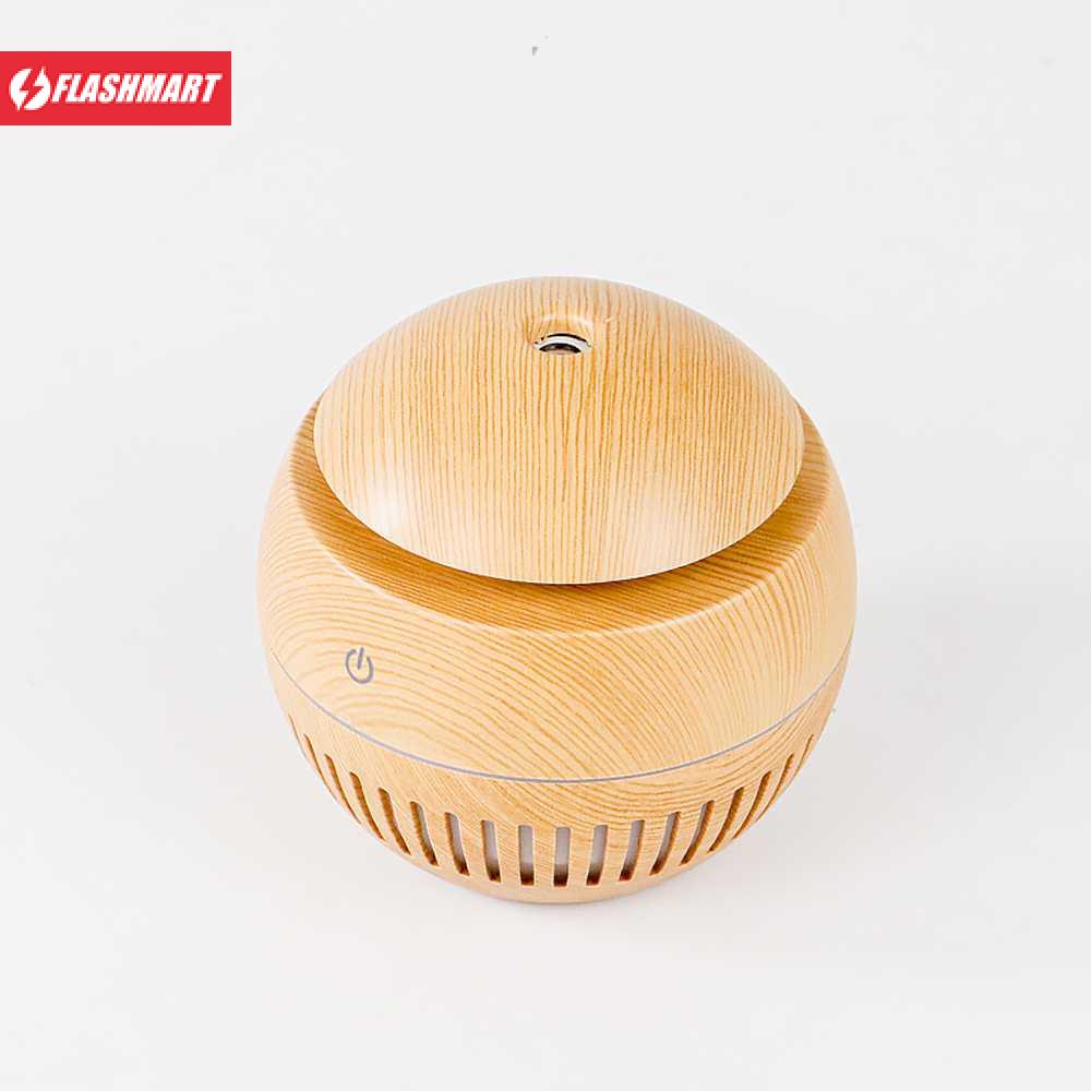 Flashmart Air Humidifier Ultrasonic Aromatherapy Wood 130ml - KJR12