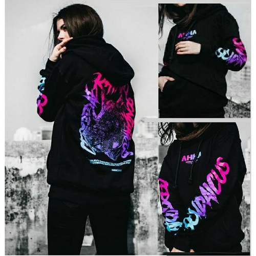 Sweater Jaket AHHA / Hoodie AHHA Wayang M L XL XXL