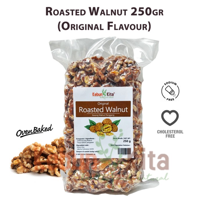 

Walnut Panggang 250gr Roasted Walnut