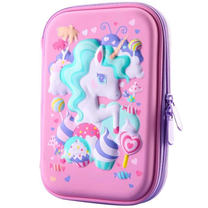 

Terlaris 3D Kotak Pensil Unicorn Lollipop Pencil Case Anak Perempuan