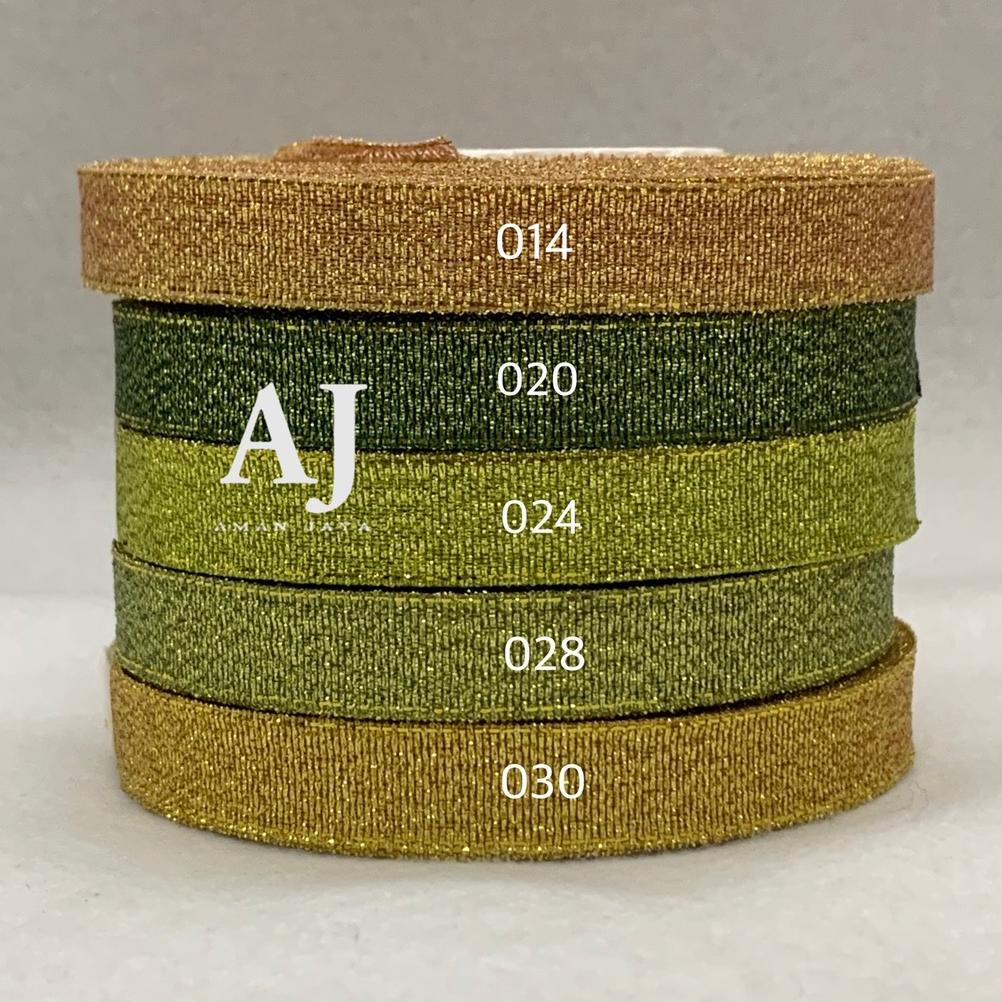 

PITA GLITTER / PITA METALIK 1/2 INCH / 1,25 CM WARNA WARNI .