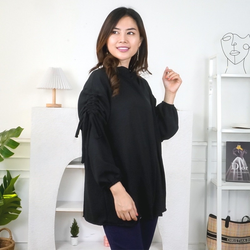 Kemeja Bluse Bsju Murah Muslimah Adem Korean Style Hijabers Atasan Blause Terbaru2023 Blouse Wanita 