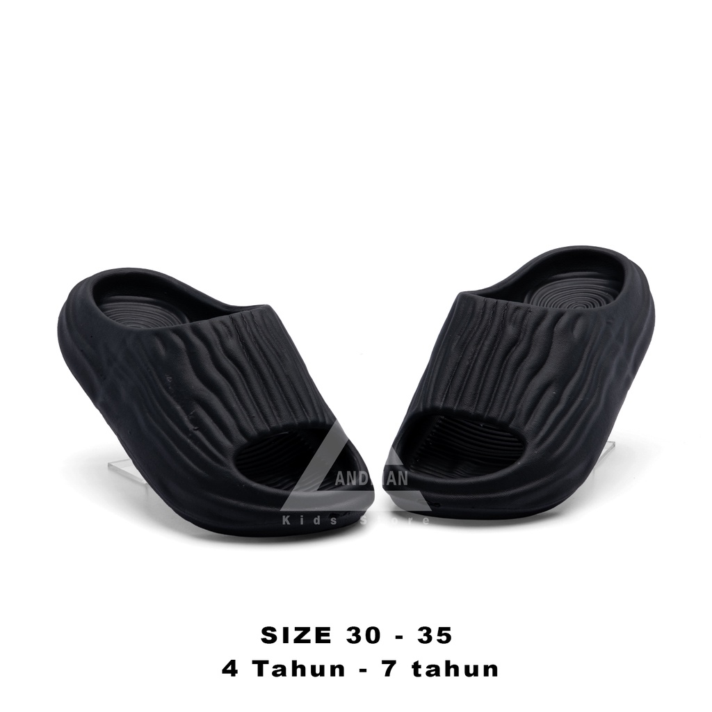 NEW Sandal Selop Anak perempuan model serat kerut 4 - 8 Tahun