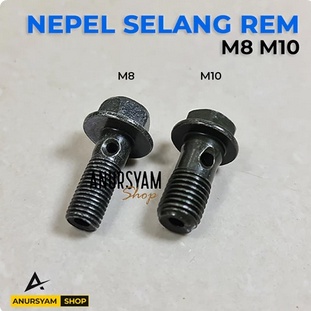 Nepel Selang Rem M8 / Baut Nepel Selang Rem M10