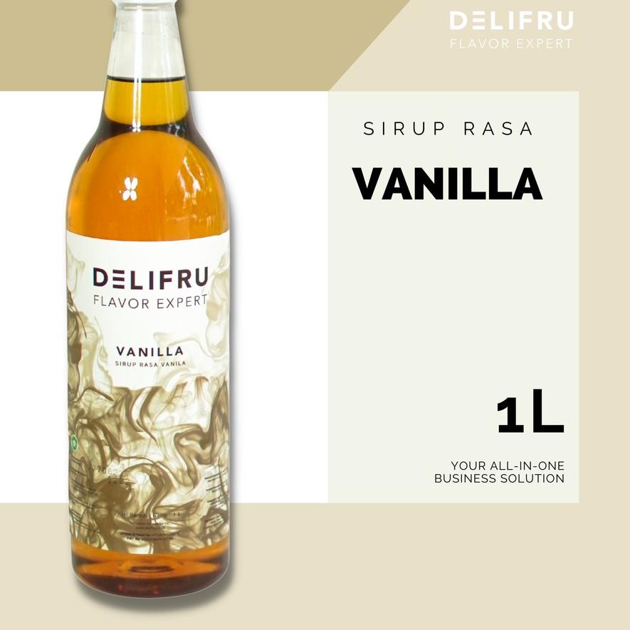 

⅍ Syrup Vanilla Delifru 1 Liter - Sirup Vanilla Premium ✴