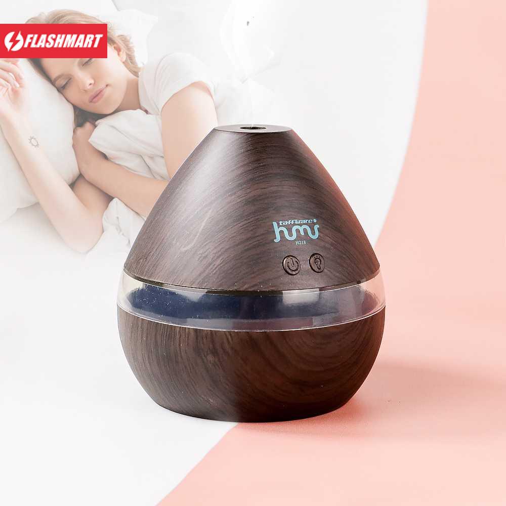 Flashmart HUMI Air Humidifier Aromatherapy Oil Diffuser Wood 300ml - H218