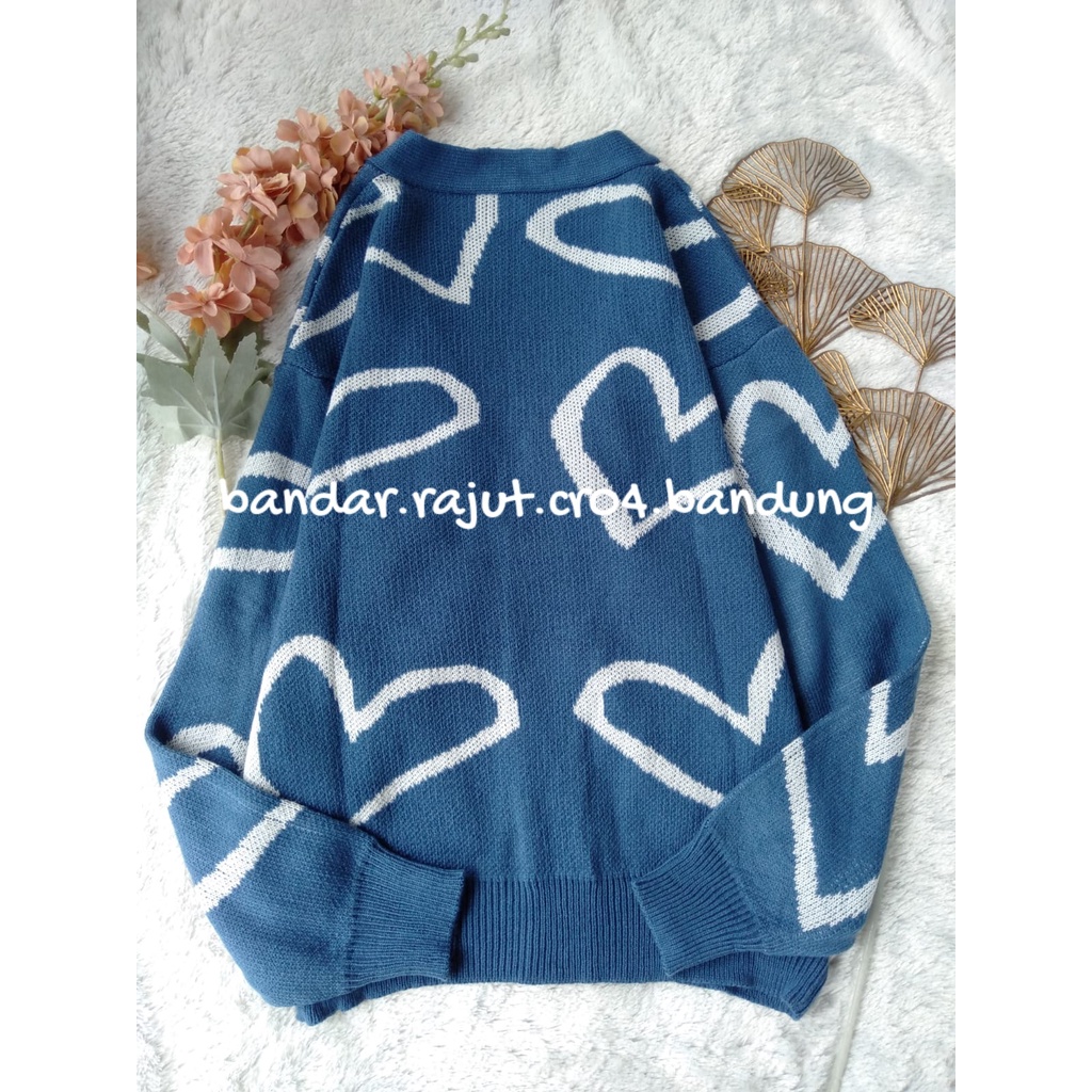 CARDIGAN ILOVEYOU BRANDED 7 GATE