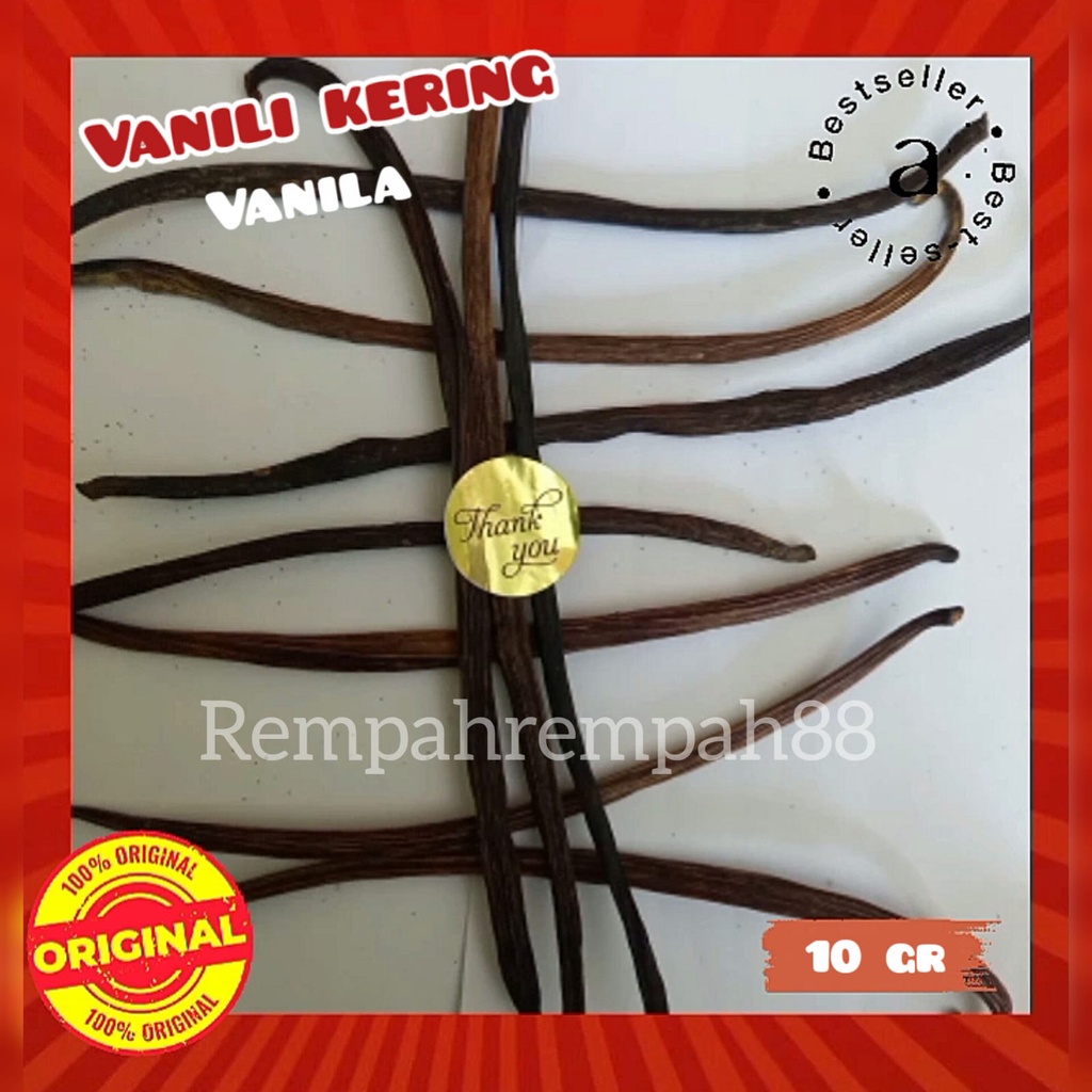 

BEST SELLER VANILI KERING ASLI 10GR