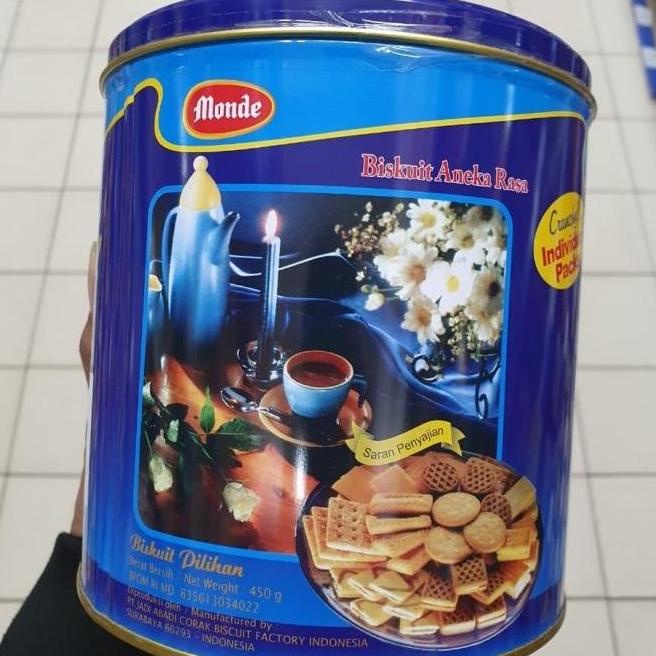 

BISKUIT KALENG DISKON MONDE TOP SELECTED BISCUITS 450G-BISKUIT KALENG EL09I09A82L