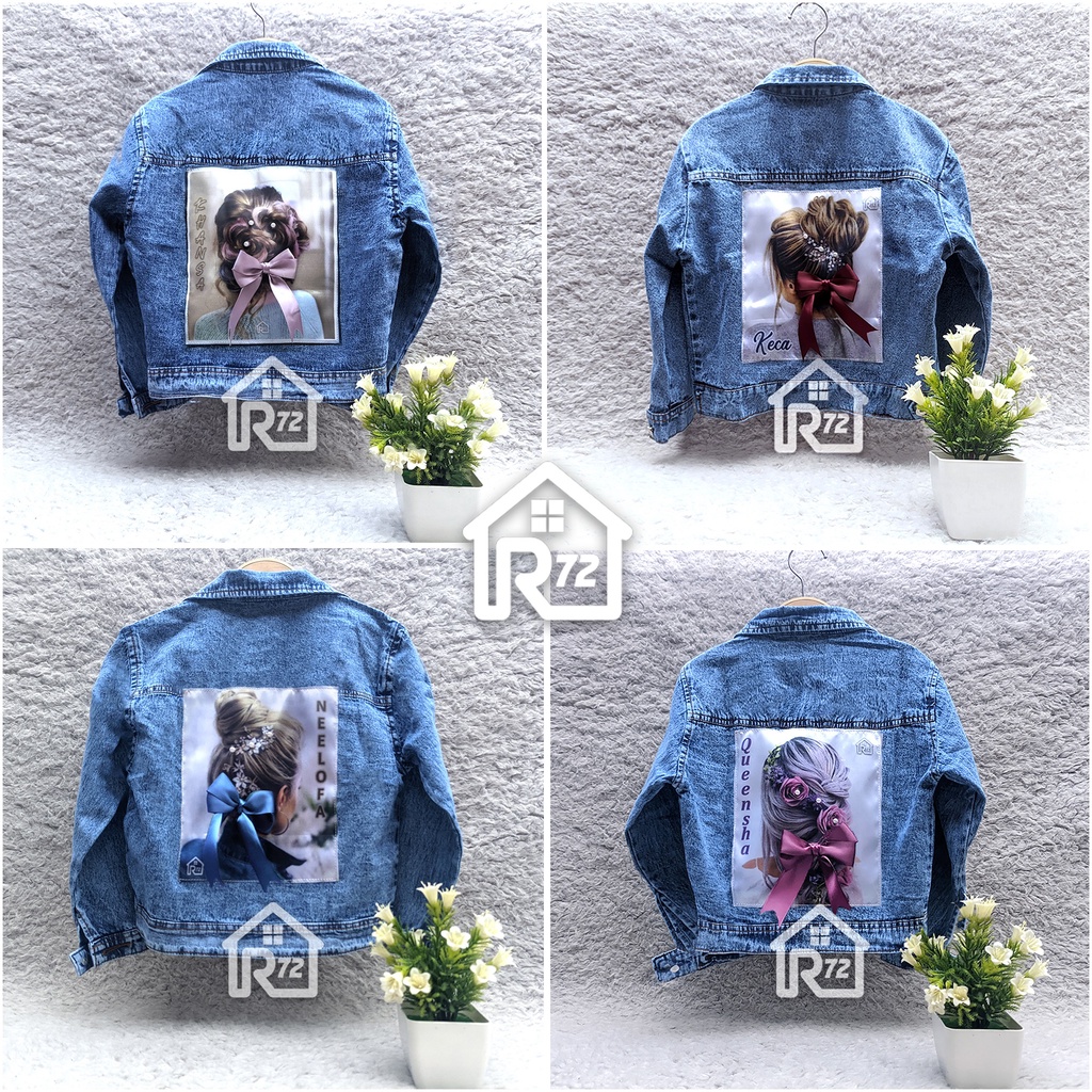 Jaket Jeans Anak Motif Usia 1 - 13 Tahun | R72