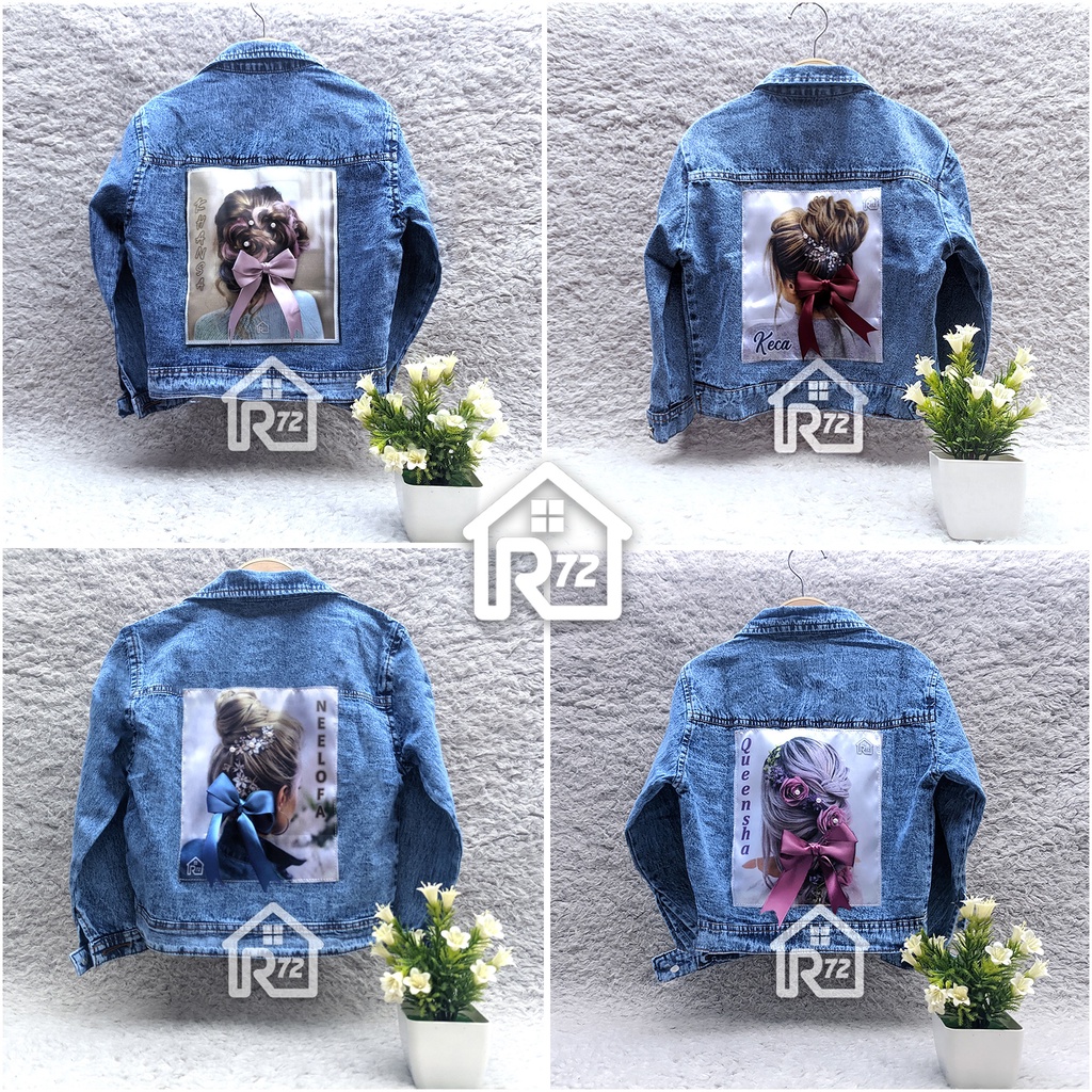 Jaket Jeans Anak Motif Usia 1 - 13 Tahun | R72