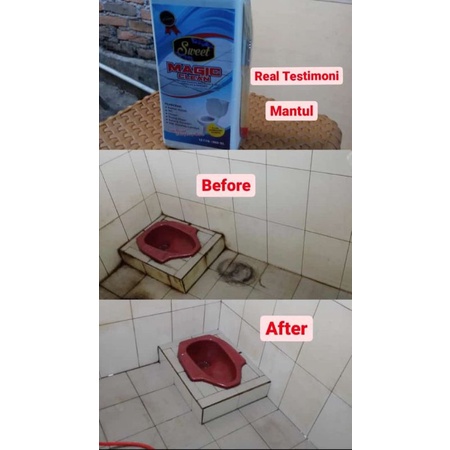 MAGIC CLEAN SWEER PEMBERSIH KAMAR MANDI PEMBERSIH TOILET PENGHILANG NODA BANDEL PORSELEN DAN KERAMIK PEMBERSIH WC PEMBERSIH KERAK