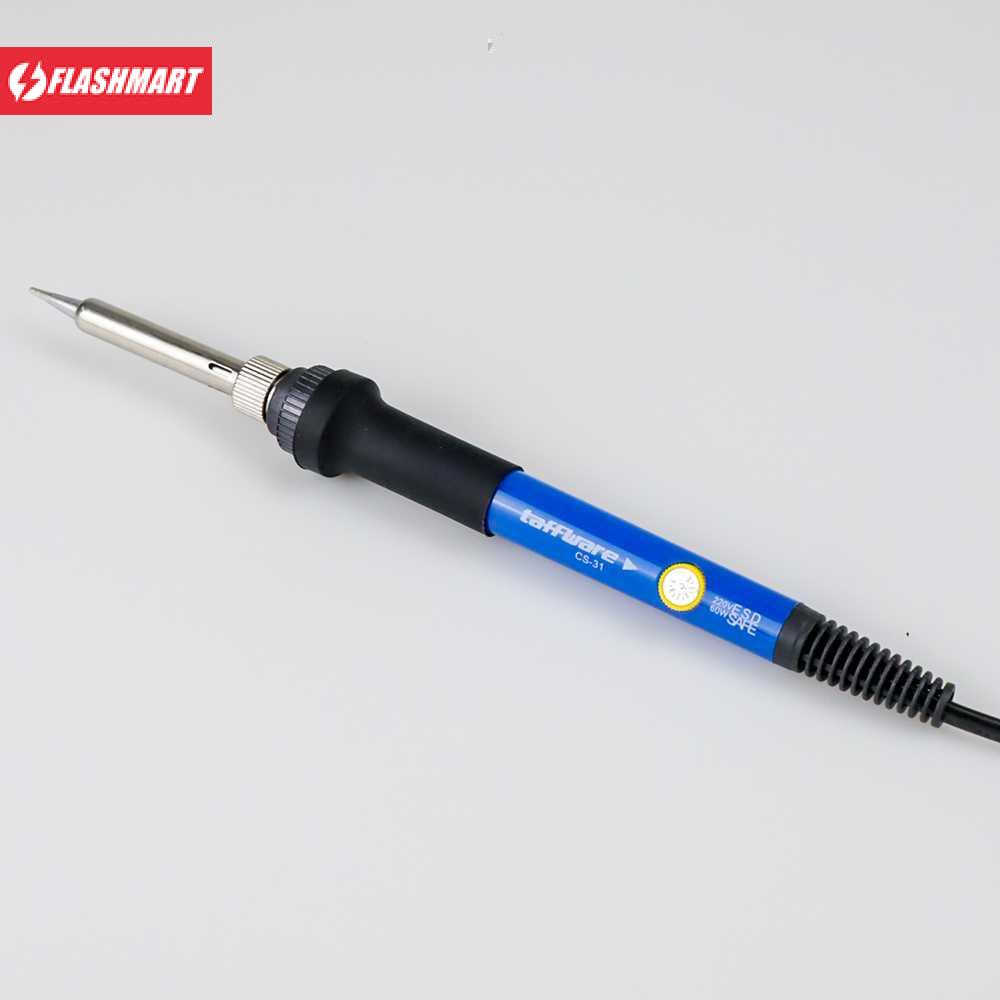 Flashmart Solder Iron Adjustable Fast Heating 60W with 5 Tips - CS31