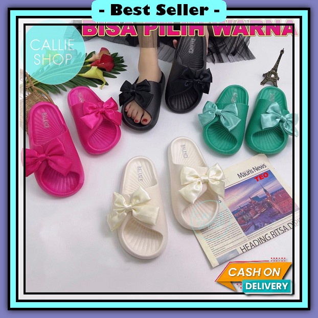 Gjaz Sandal Jelly Import Wanita 2 Strap Kato Sandal Bangkok Selop Jelly Pita Balance 1991-A3 Bkslpt