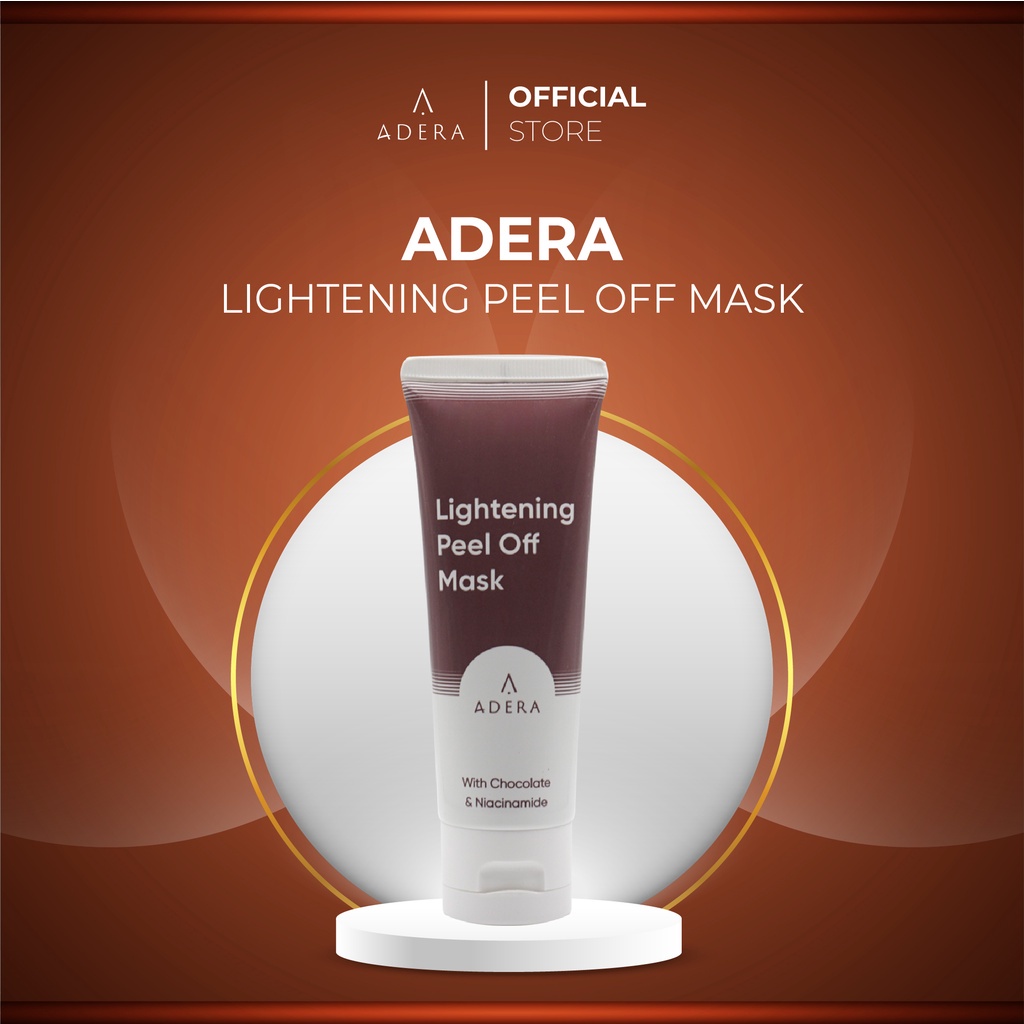 Jual Adera Lightening Peel Off Mask With Chocolate And Niacinamide