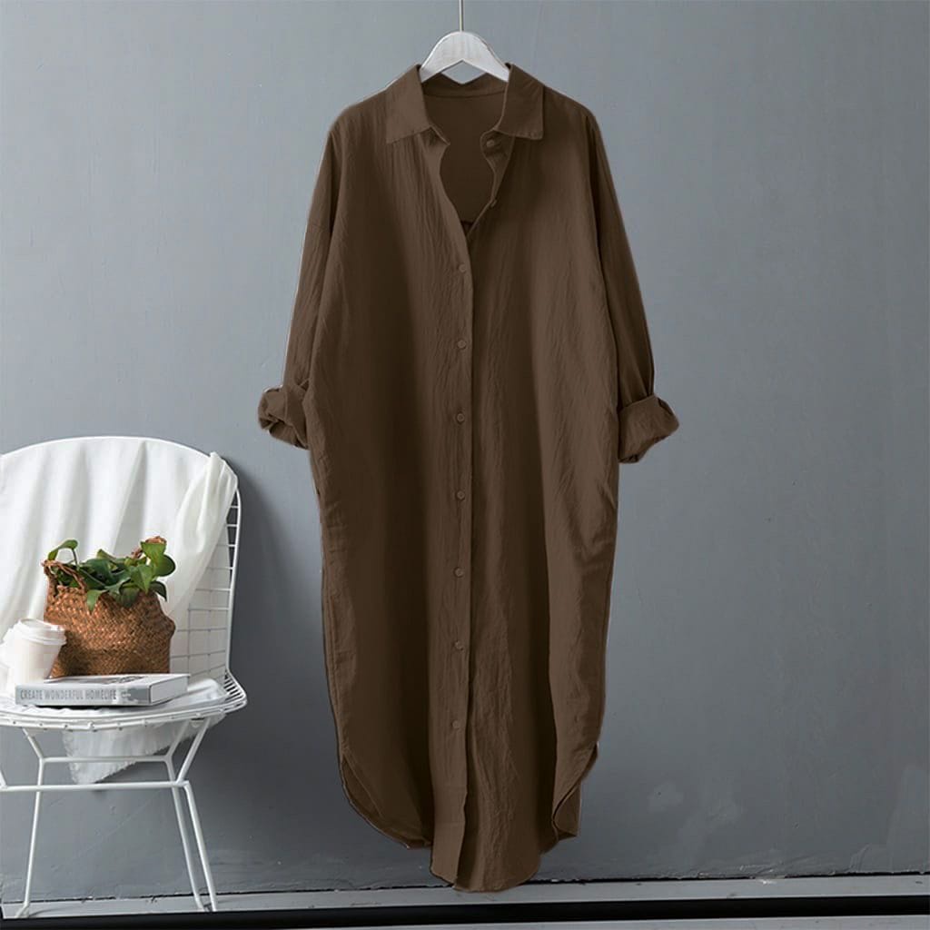 LONG TUNIK WANITA CRINGKLE / BAJU TUNIK KOREA CRINGKLE