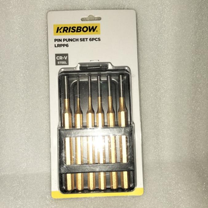 

krisbow set pin punch/PIN PUNCH SET 6PCS LRPP6