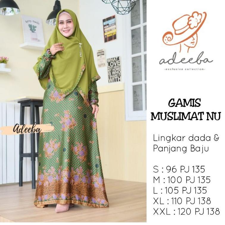 BEST SELLER GAMIS MUSLIMAT NU PAYUNG TERPERCAYA