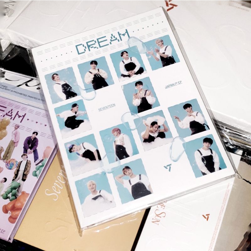 SEVENTEEN DREAM CARAT VER CARVER, SECTOR17 COMPACT HOSHI WONWOO ALBUM ONLY