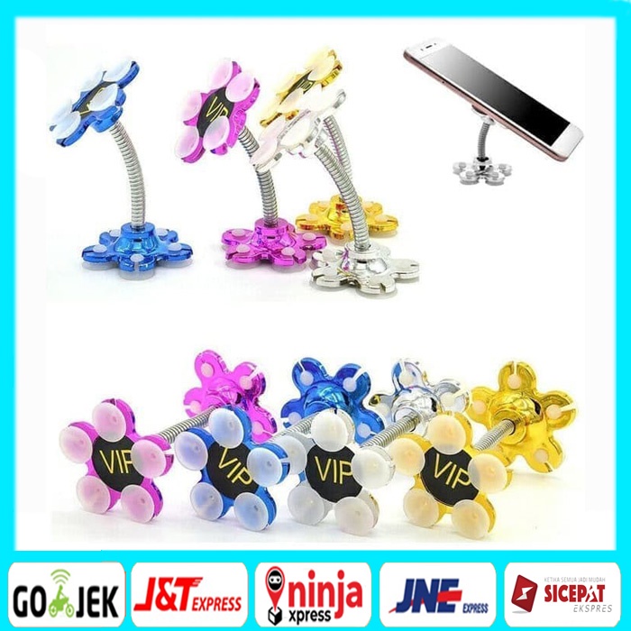 [TERMURAH] HOLDER HP / CAR HOLDER VIP MOTIF BUNGA / HOLDER FLEXIBLE VIP STAND HP HOLDER