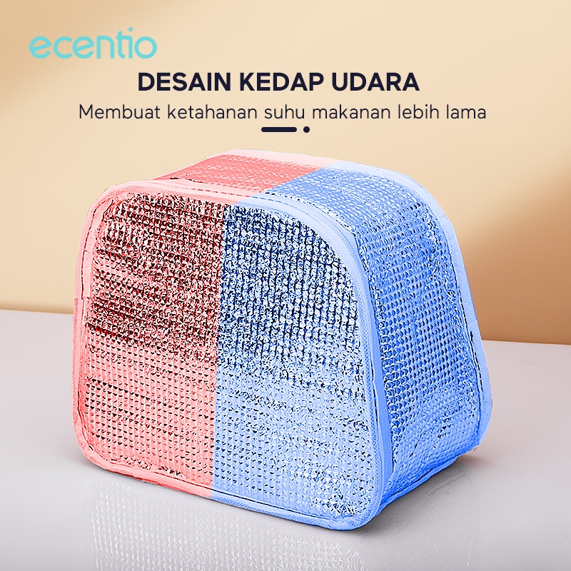 ecentio Tas Bekal Makanan Lunch Bag Tas Bekal Tas tempat bekal Karakter Cooler Bag Makanan Anak Sekolah Tahan Panas Dingin