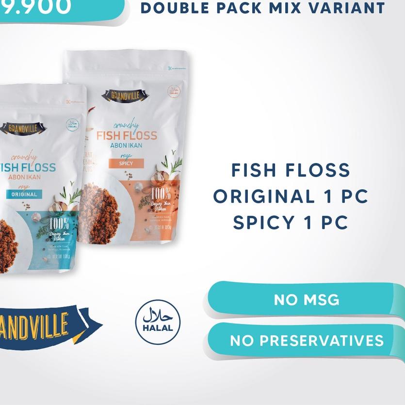 

✾ Grandville Abon IKAN Crunchy Double Pack Mix Variant ➳