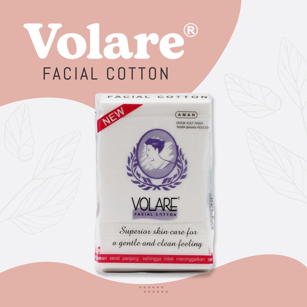 Kapas Toner ISI 250 LEMBAR Kapas Tipis Toner  Volare Facial Cotton 250'S