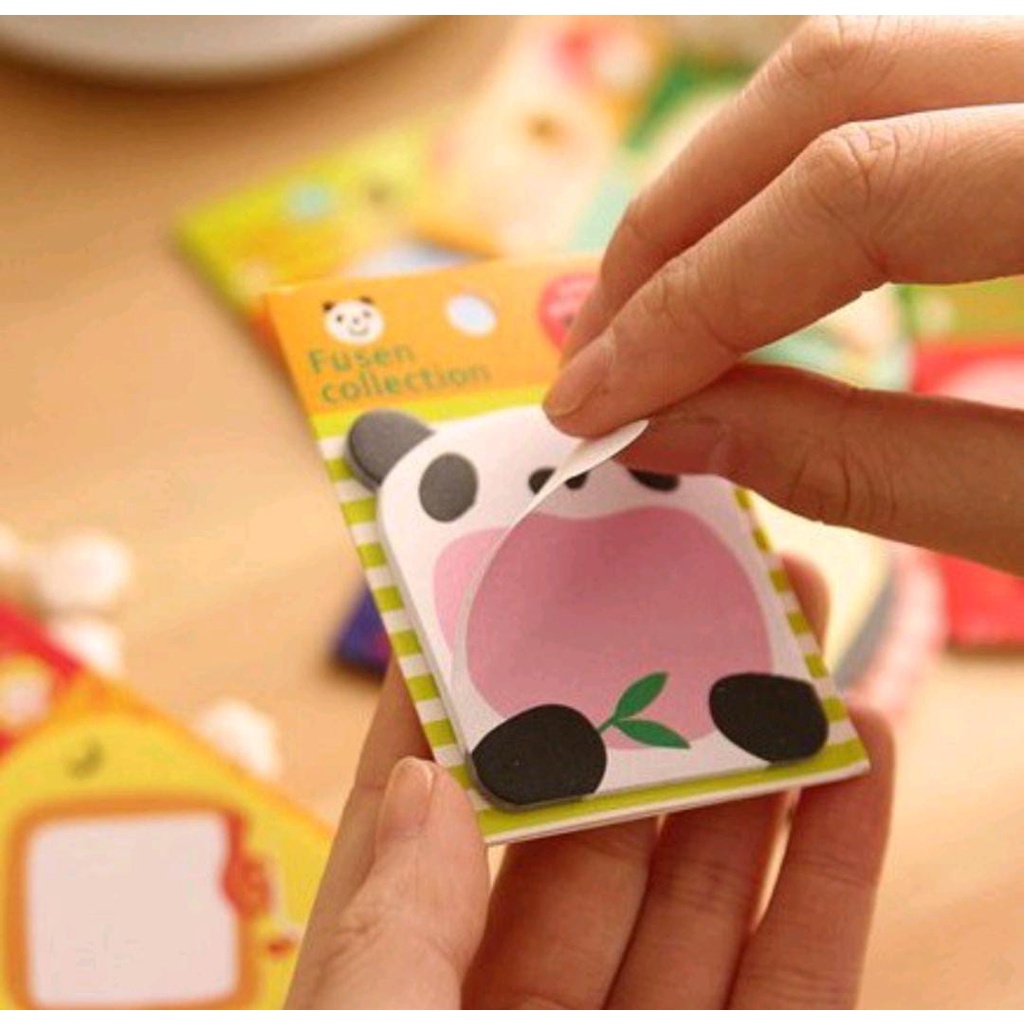 Sticky Notes Animal / Tempelan Kertas Catatan Memo Note Karakter Animal Lucu Unik